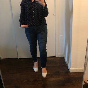 Zara Woman Hi/Lo anchor top